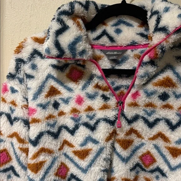 Eddie Bauer Multicolor Fleece Pullover - Picture 4 of 4